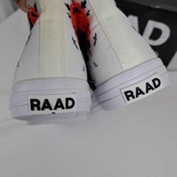 Raad Shop Samurai and Raven High Top Sneakers Unisex 7 mens 8.5 womens - Picture 8 of 16